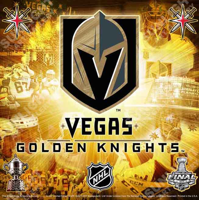 Vegas Golden Knights Collectibles, Knights Memorabilia, Vegas