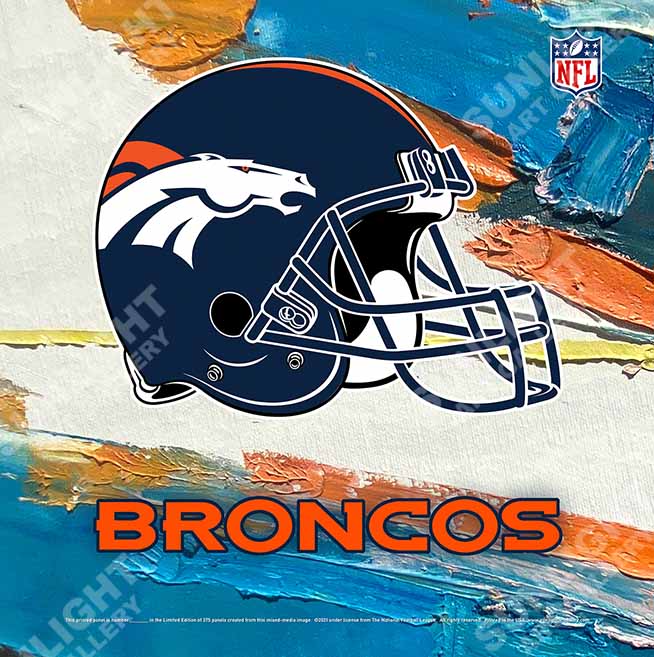 NFL Established Denver Broncos Personalized 50x60 Sherpa Blanket